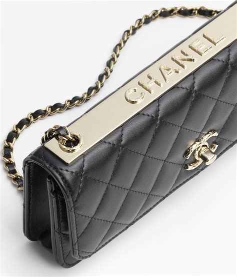 chanel hand clutch|chanel clutch with chain black.